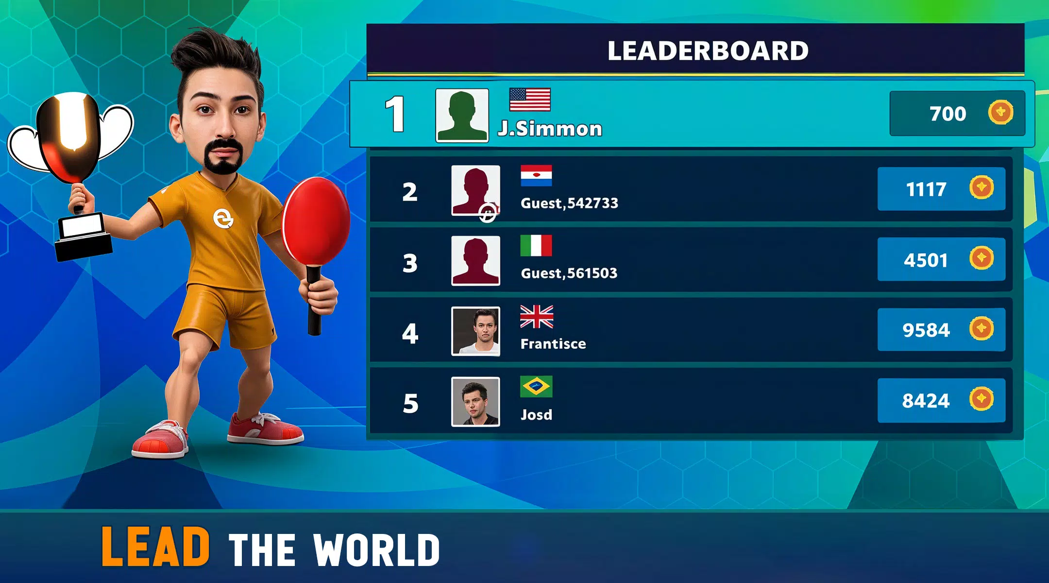 Table tennis : Ping pong game Screenshot4