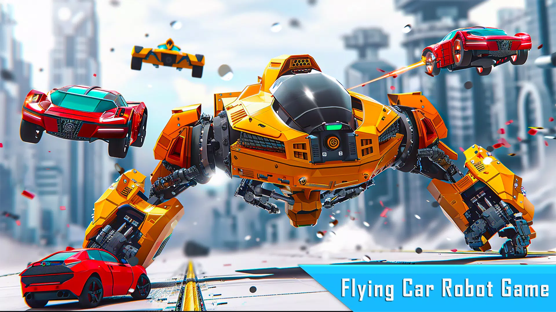 Real Flying Car Robot Shooting Screenshot5
