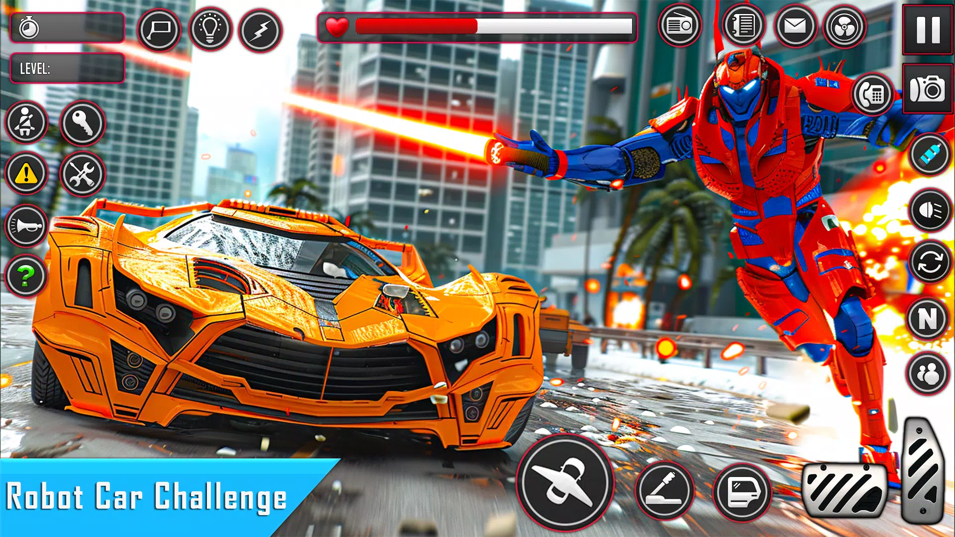 Real Flying Car Robot Shooting Screenshot6