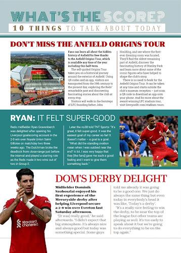 Liverpool  FC Programme Screenshot12