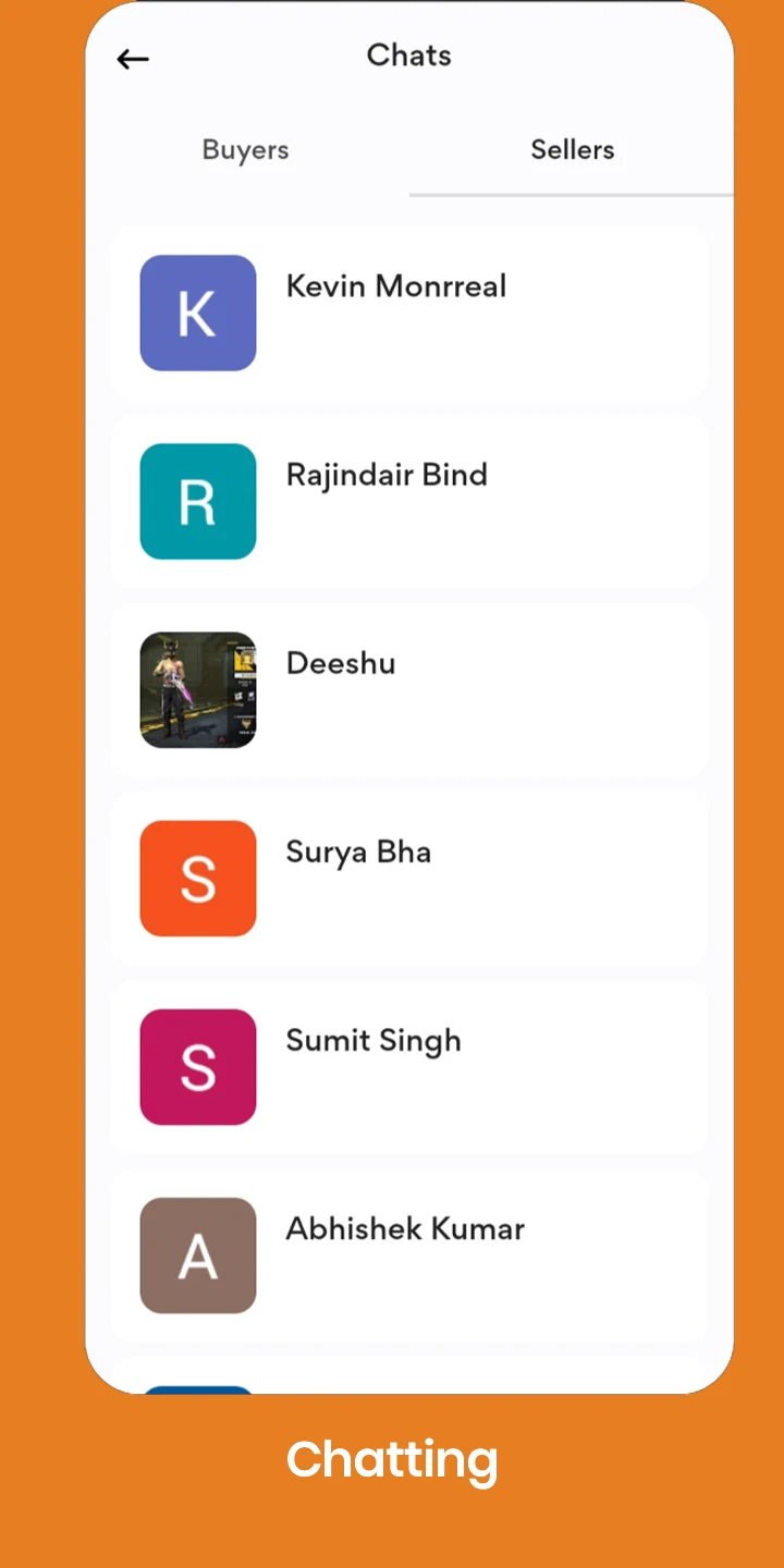 FFF FF ID Selling & Buying App Screenshot4