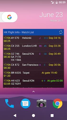 Hong Kong Flight Info Screenshot8