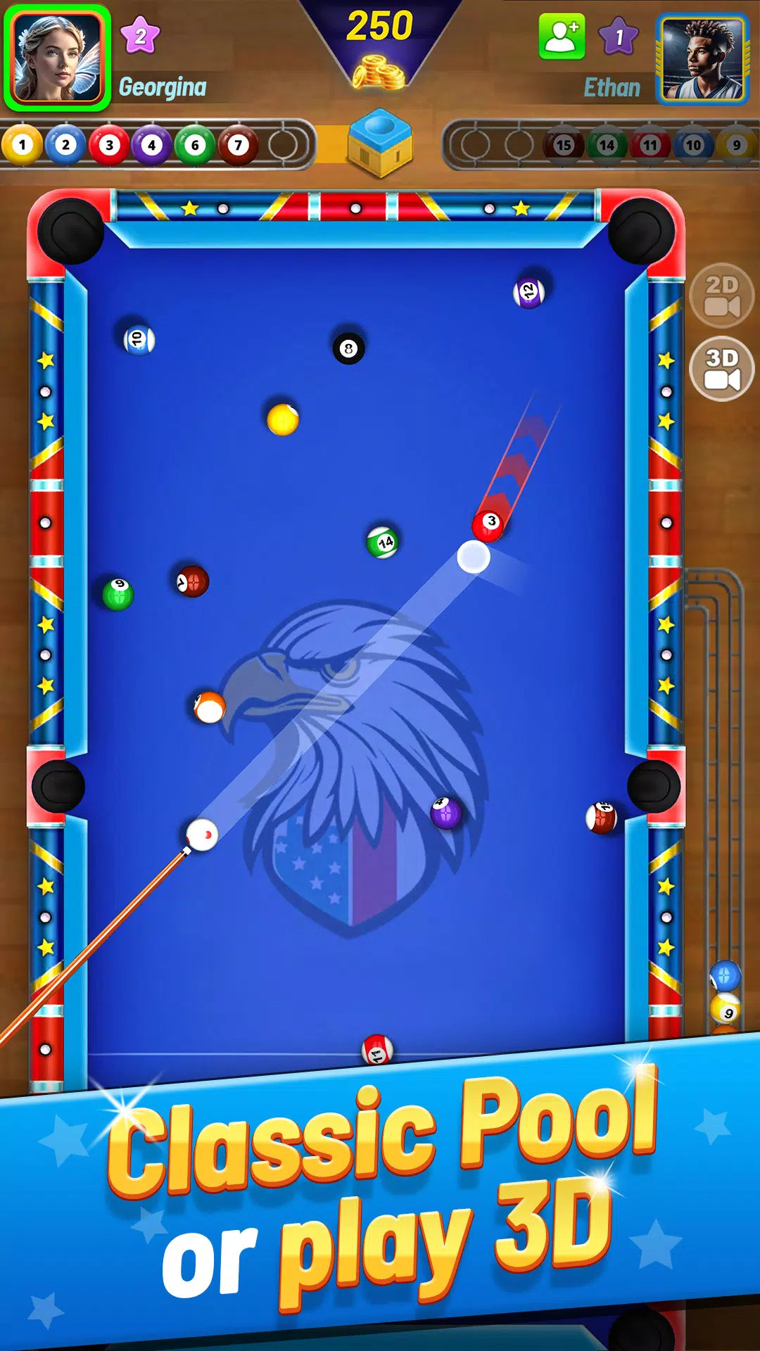 8 Ball Shoot It All - 8 Pool Screenshot1