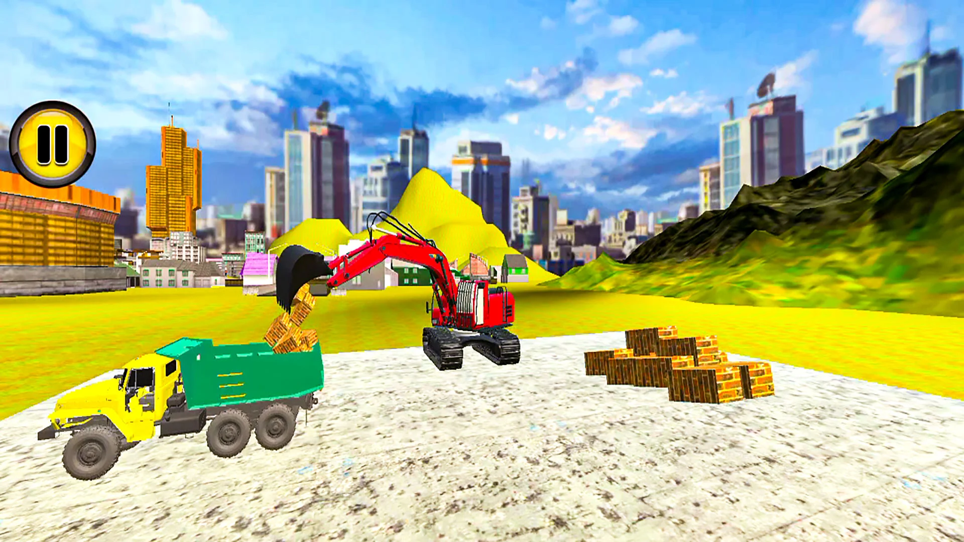 JCB Backhoe Loader Driving Screenshot5