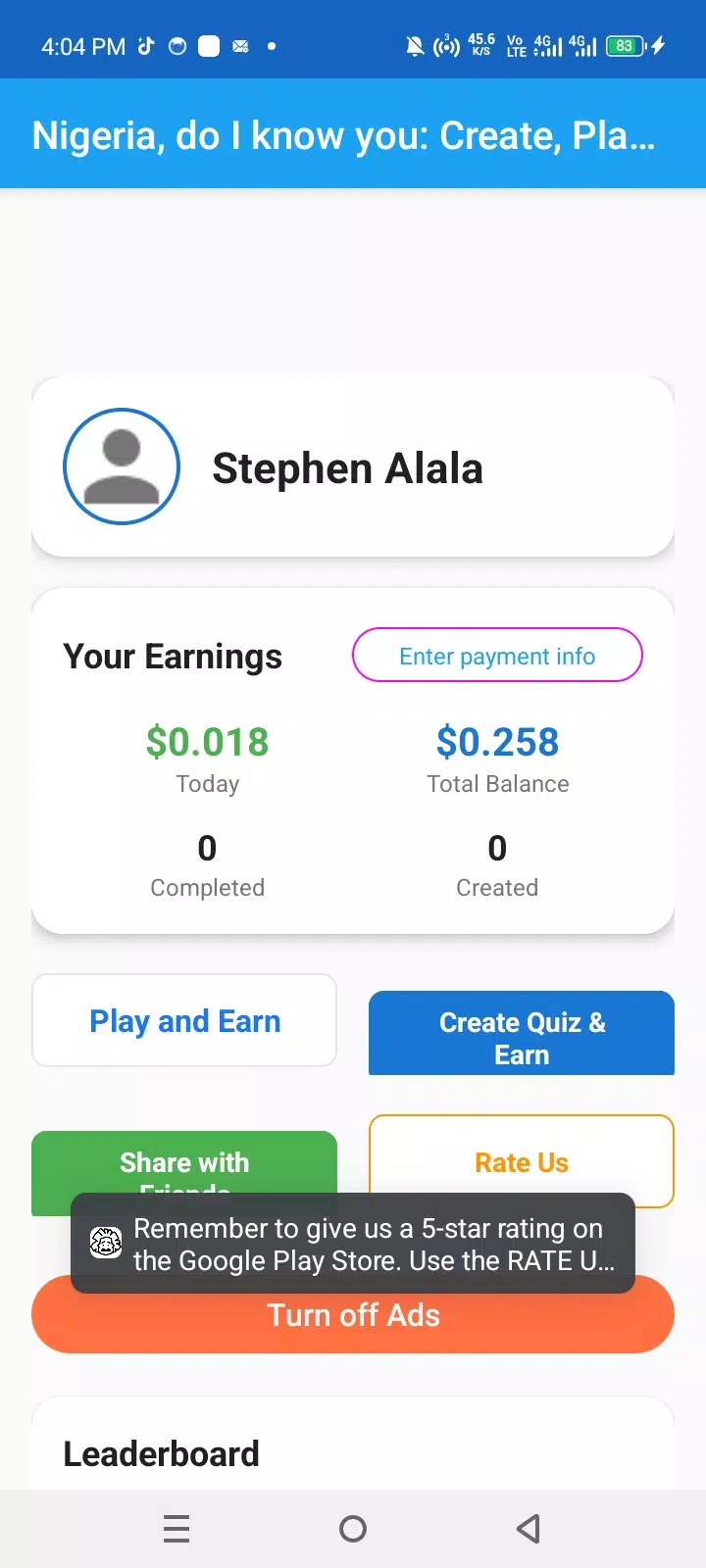 Quiz Money: United States Screenshot7