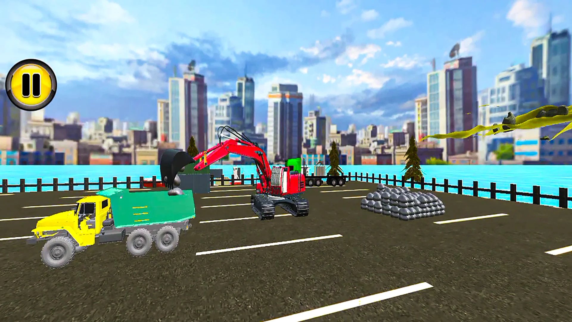 JCB Backhoe Loader Driving Screenshot3