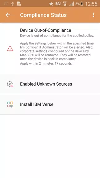 MaaS360 MDM for Android Screenshot2