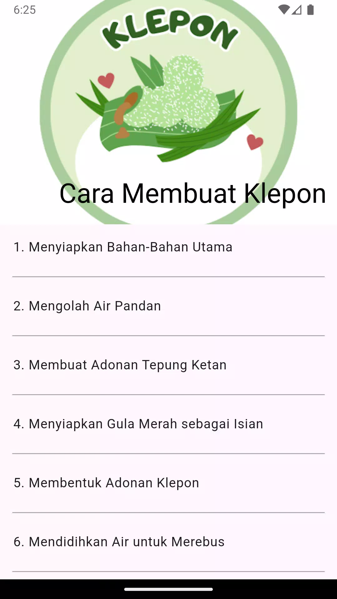 Camkle - Cara Membuat Klepon Screenshot1