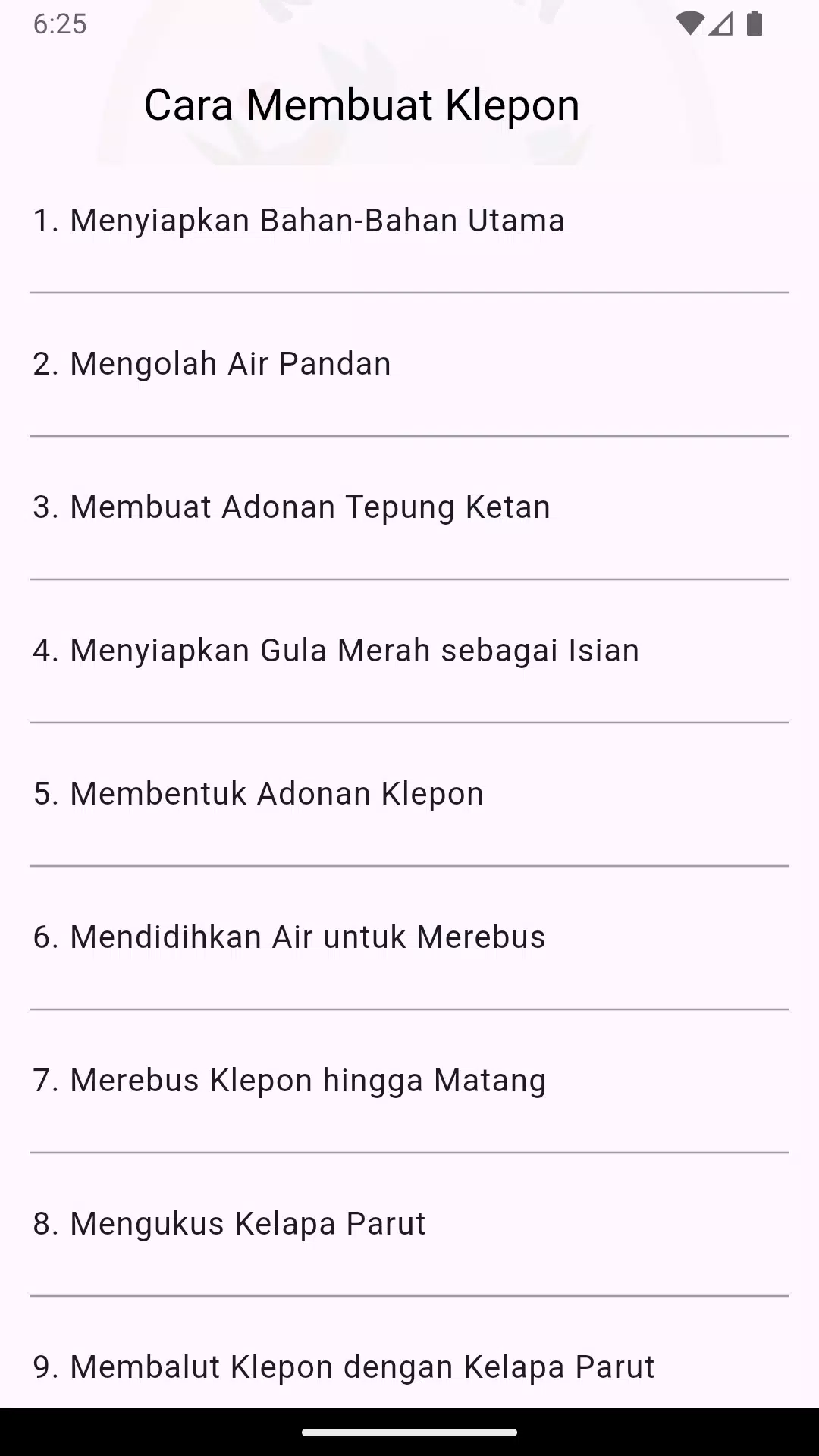 Camkle - Cara Membuat Klepon Screenshot2