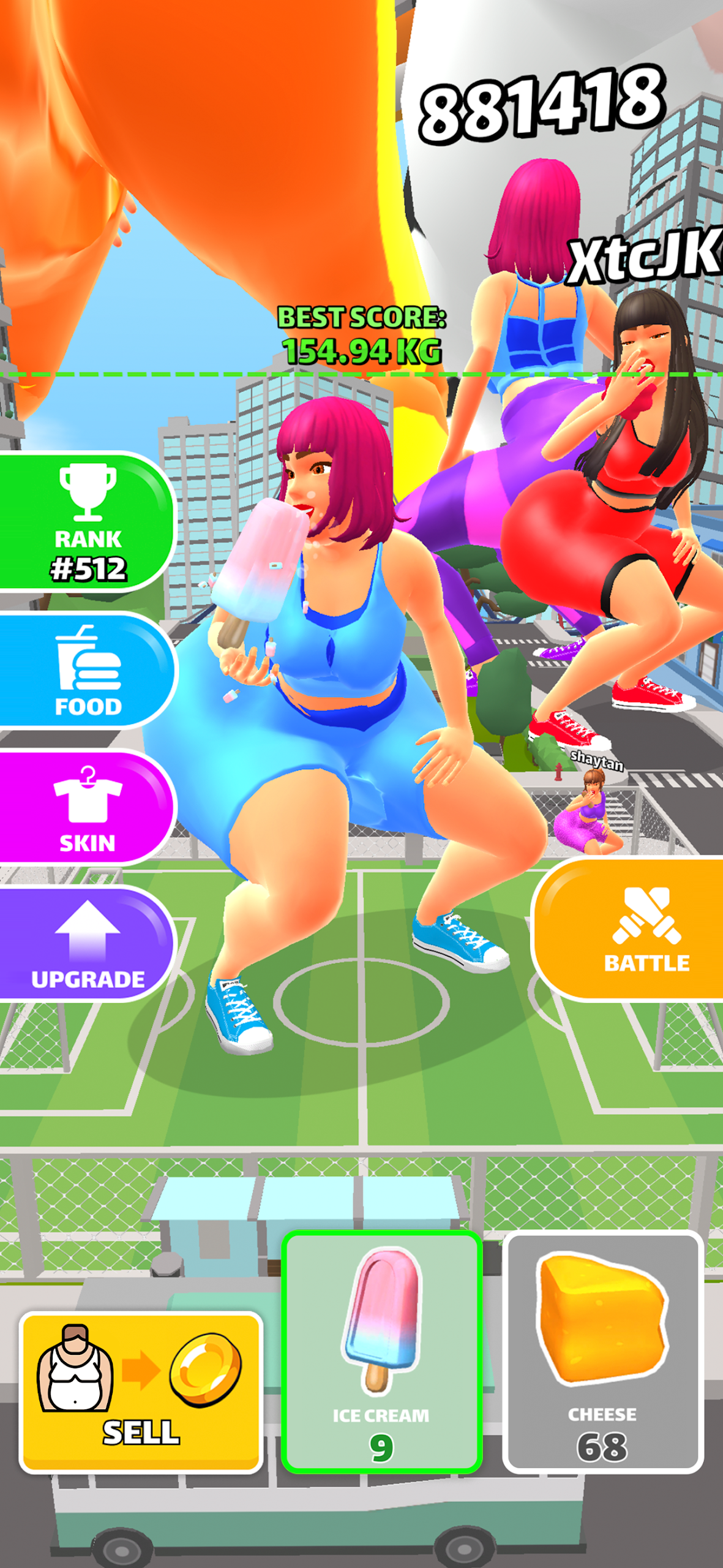 Eating Hero: Twerk Clicker Screenshot3