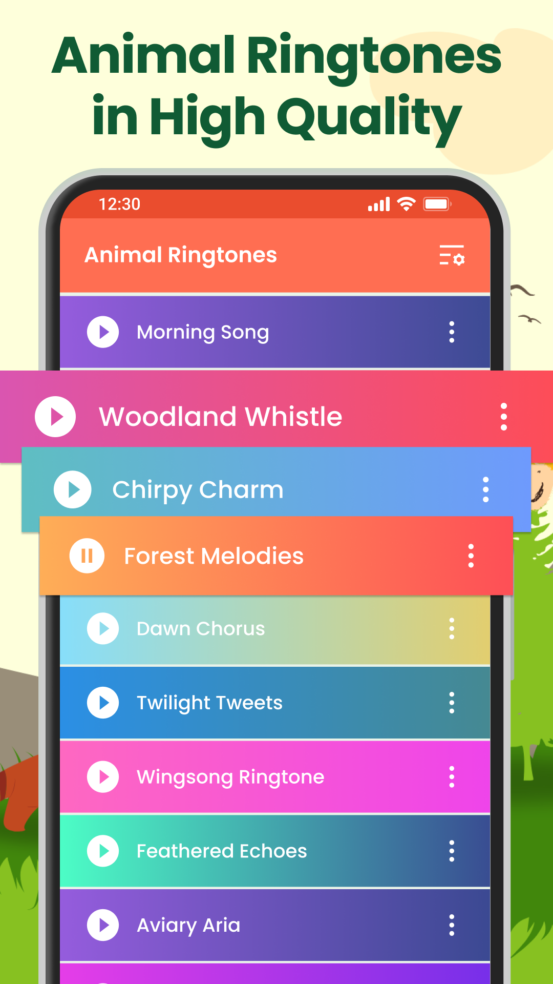 Animal Sounds: Animal Ringtone Screenshot1