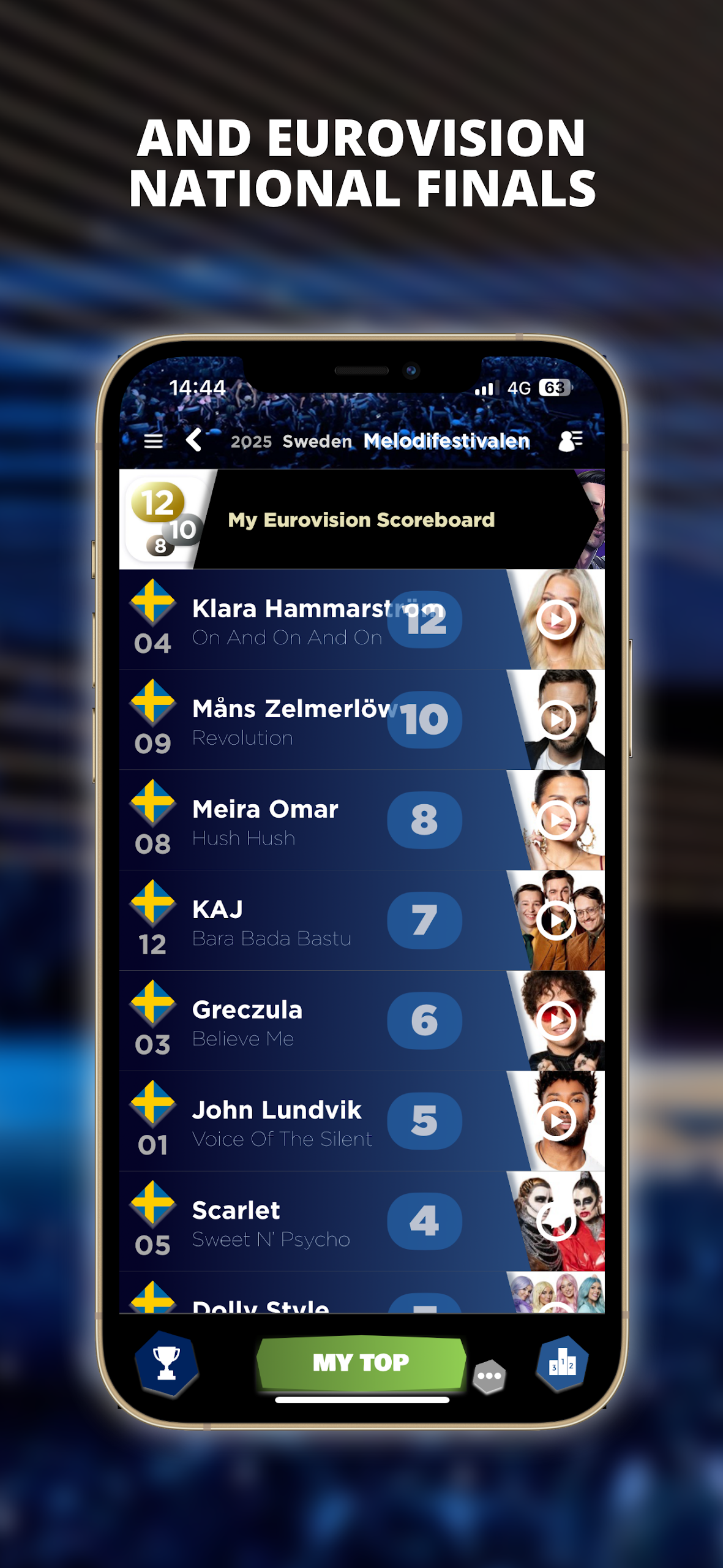 My Eurovision Scoreboard Screenshot2