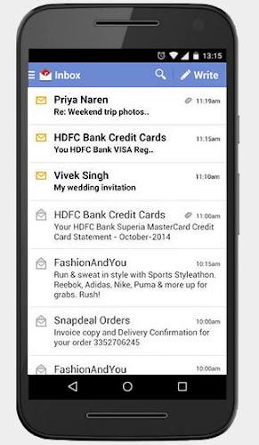 Rediffmail Screenshot1