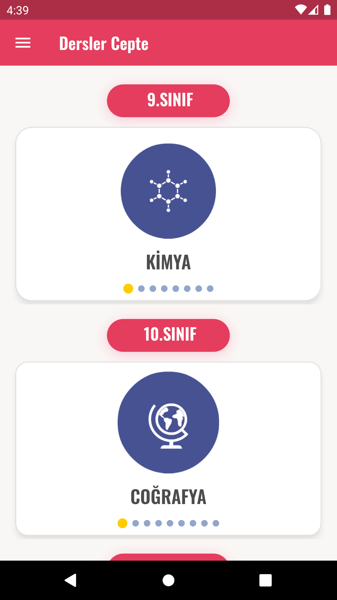 Dersler Cepte Screenshot2