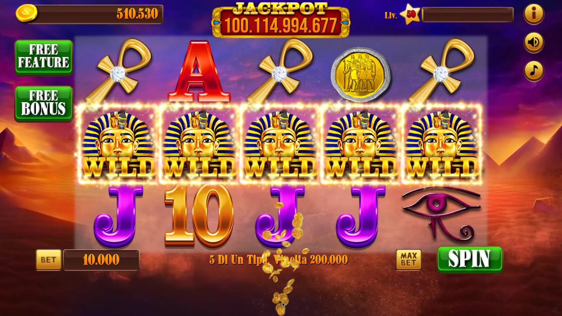 Sphinx Jackpot Screenshot1