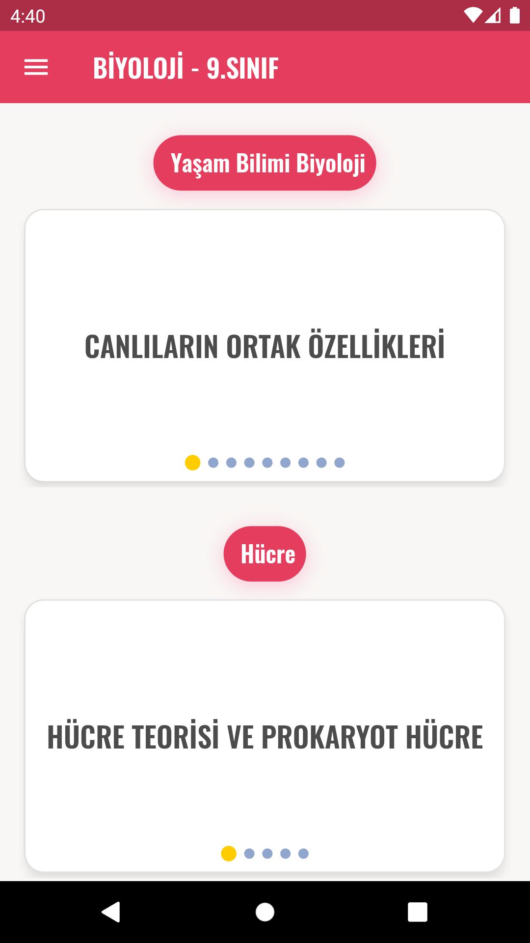 Dersler Cepte Screenshot3