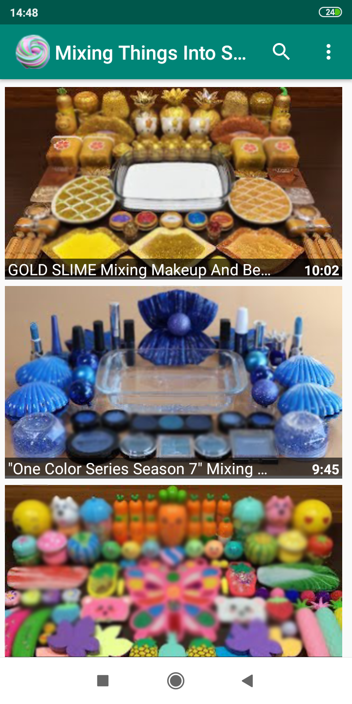 Satisfying Mixing Slime Videos Screenshot1