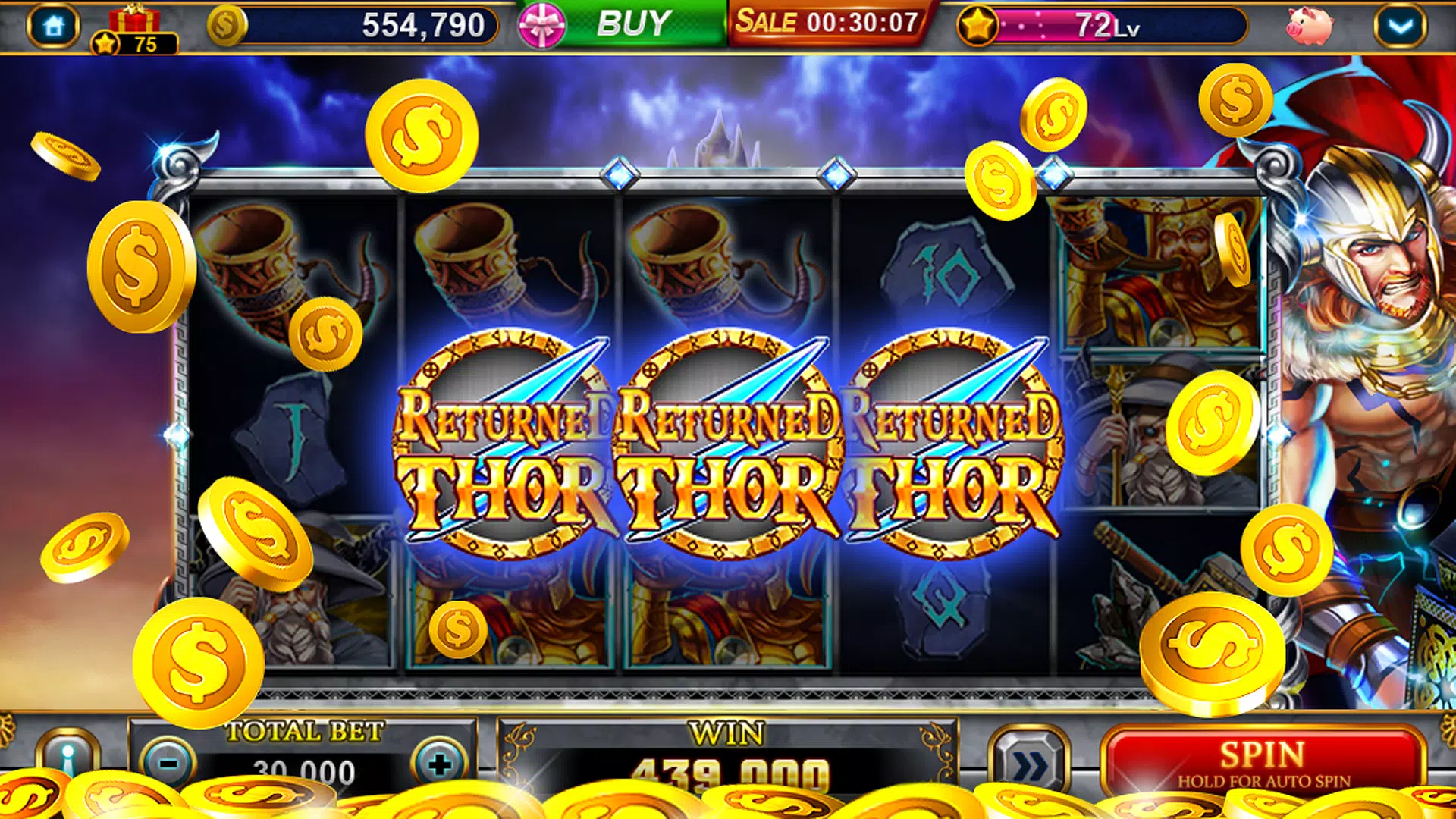 Galaxy Casino Slots game Screenshot3