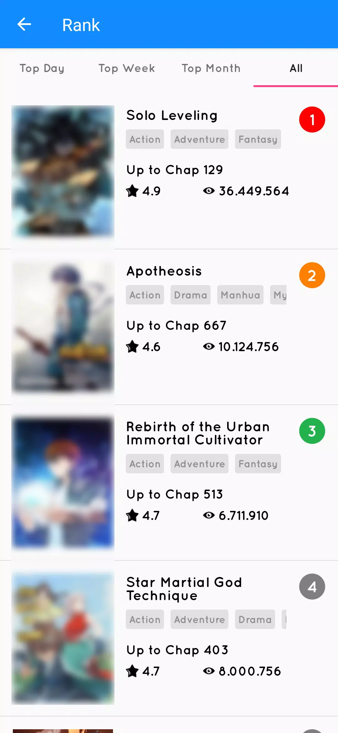 BeeManga Free Manga, Manhua & Webtoon Screenshot2