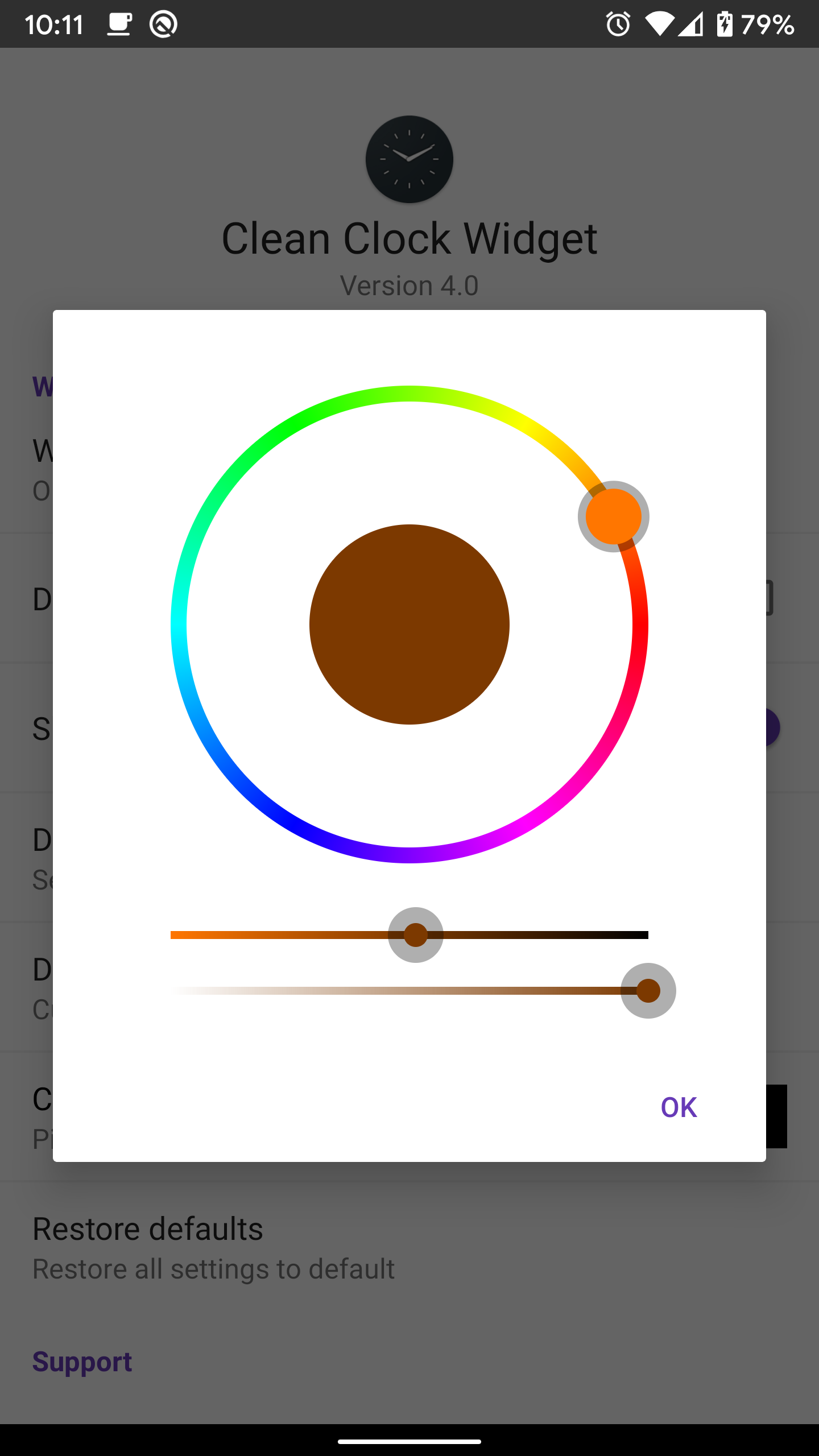 Clean Clock Widget Screenshot6