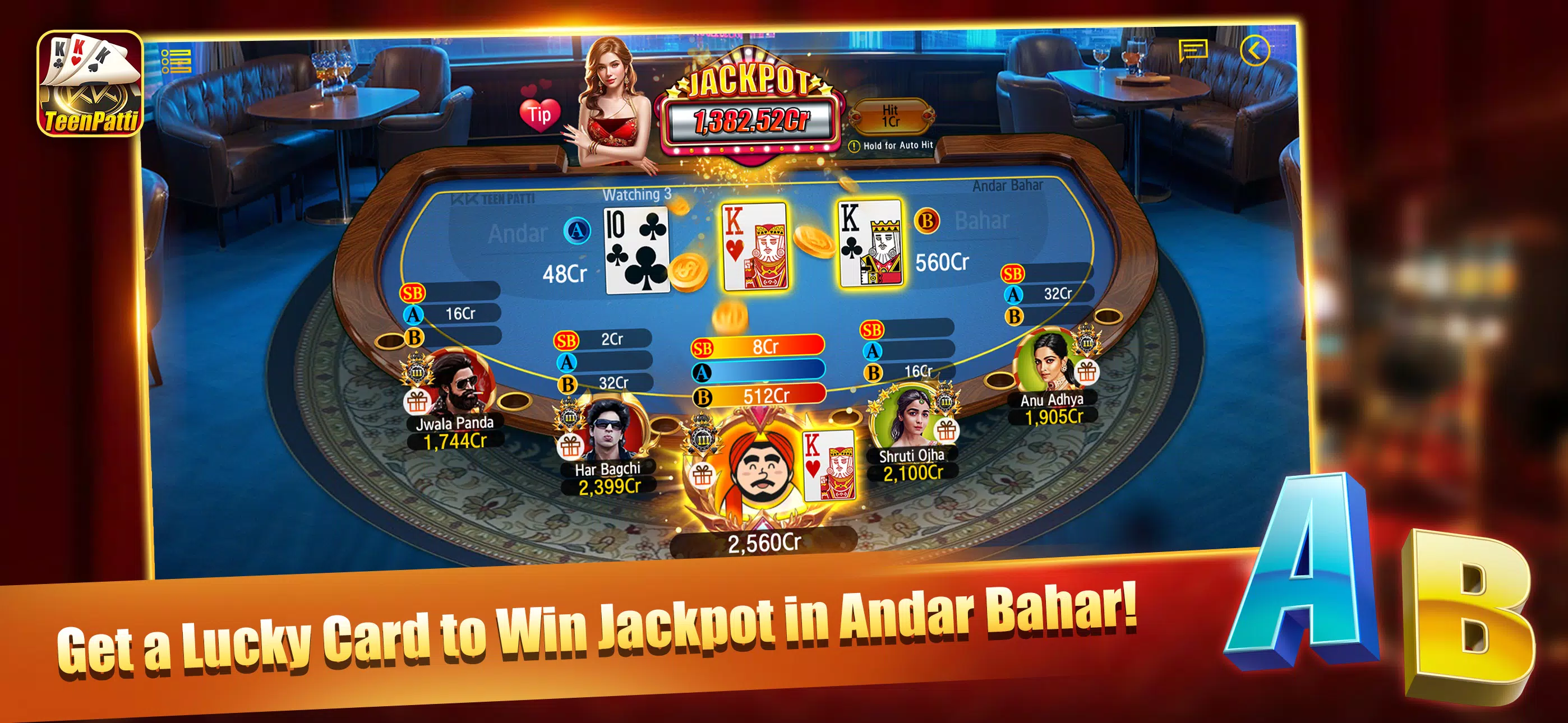 KKTeenPatti Poker, Slots Screenshot2
