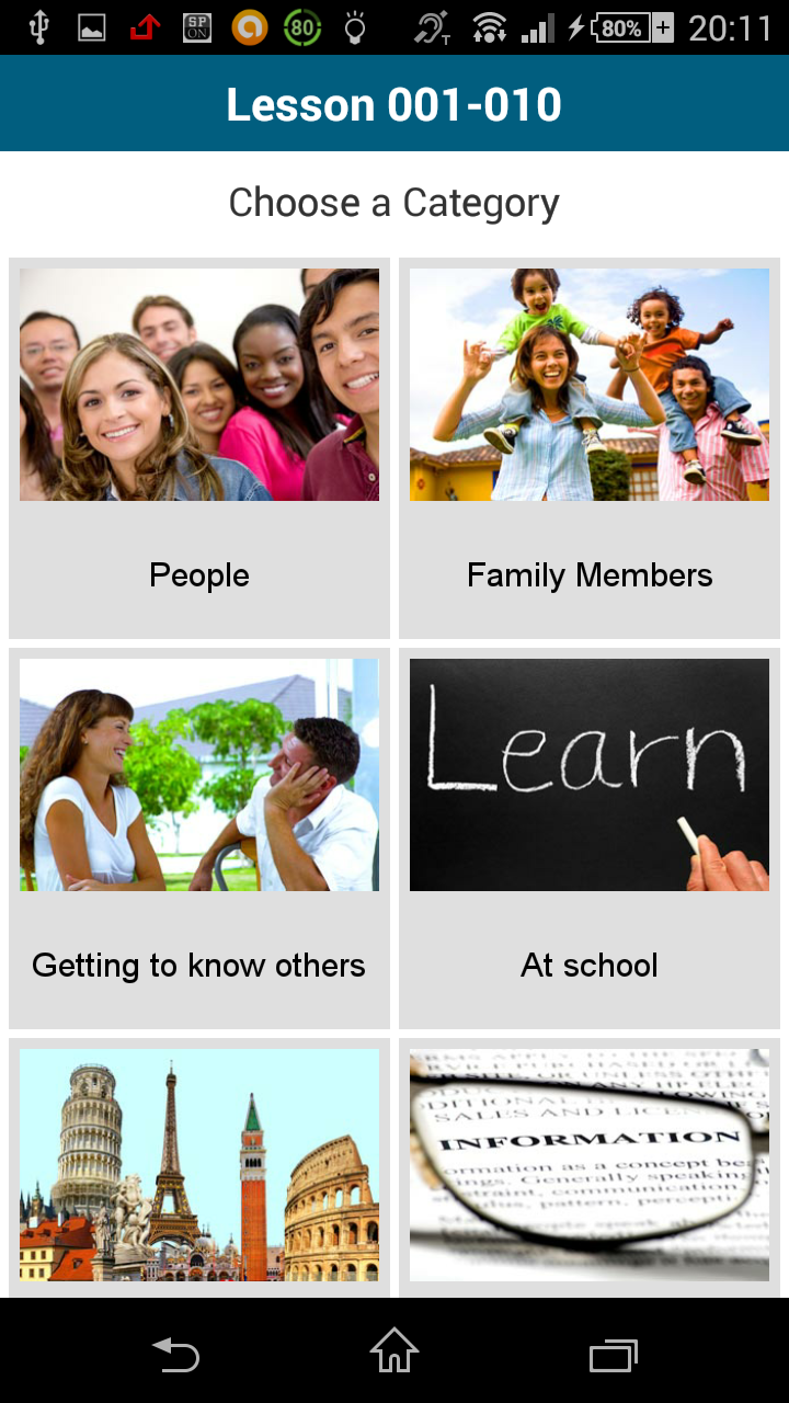 Learn Arabic - 50 languages Screenshot3