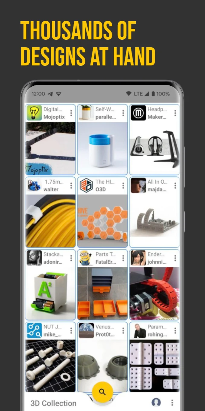 3D Collection | Thingiverse Screenshot1