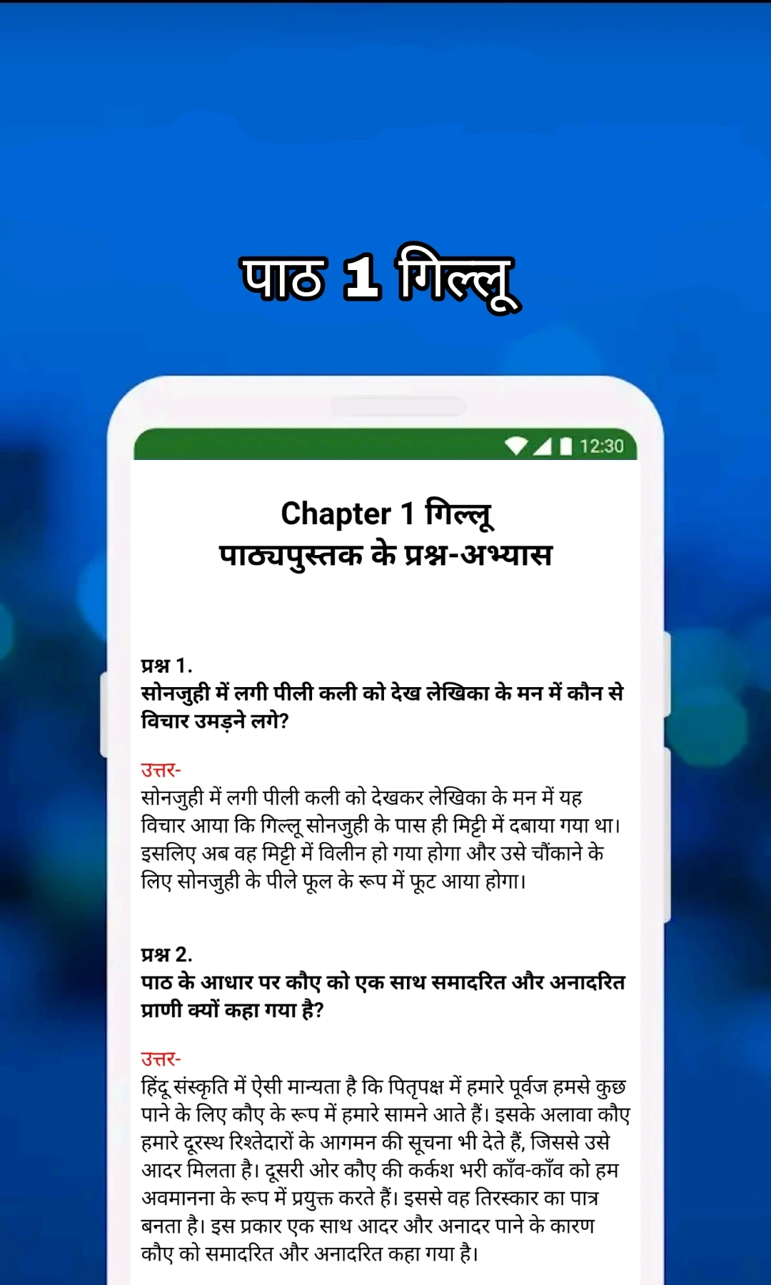 Class 9 Hindi Notes and MCQs Screenshot5