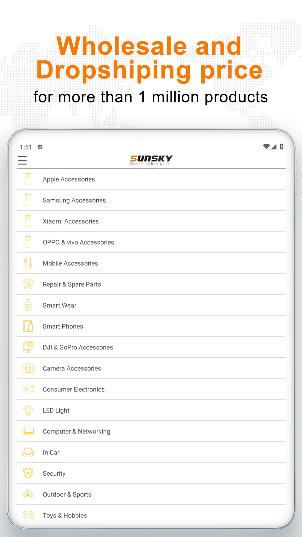 SUNSKY Wholesale Dropship Screenshot10