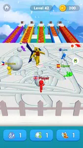 Snowball Race 3D: Ice Bridge Screenshot2