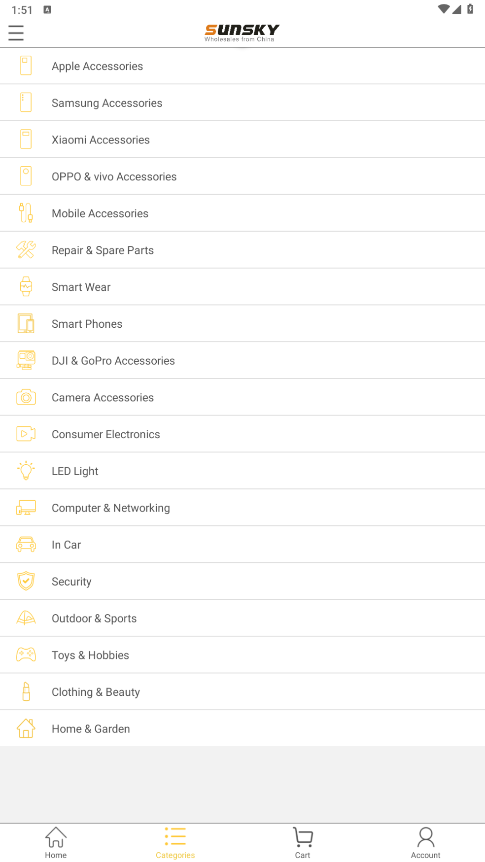 SUNSKY Wholesale Dropship Screenshot9