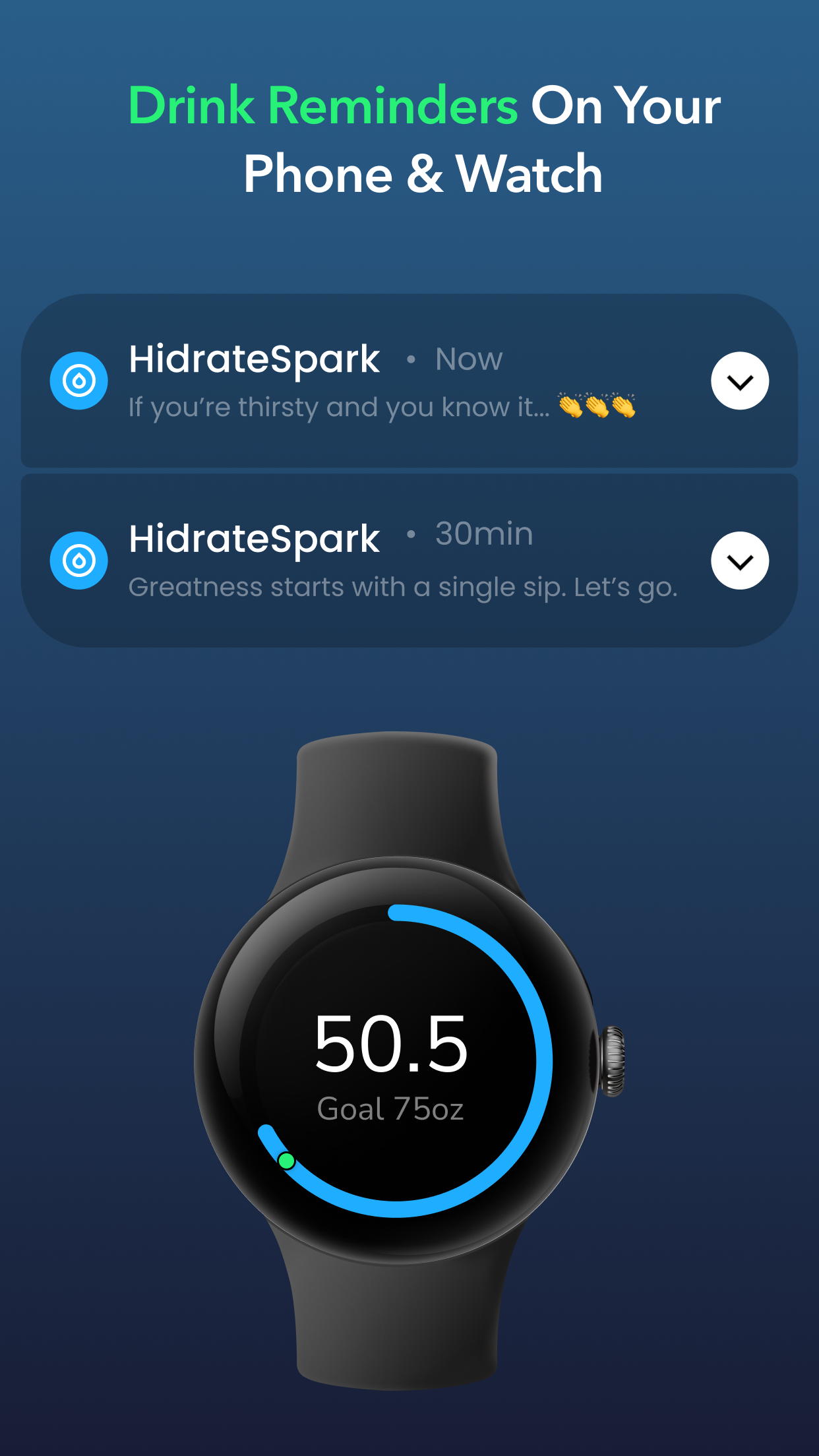 HidrateSpark Water Tracker Screenshot2