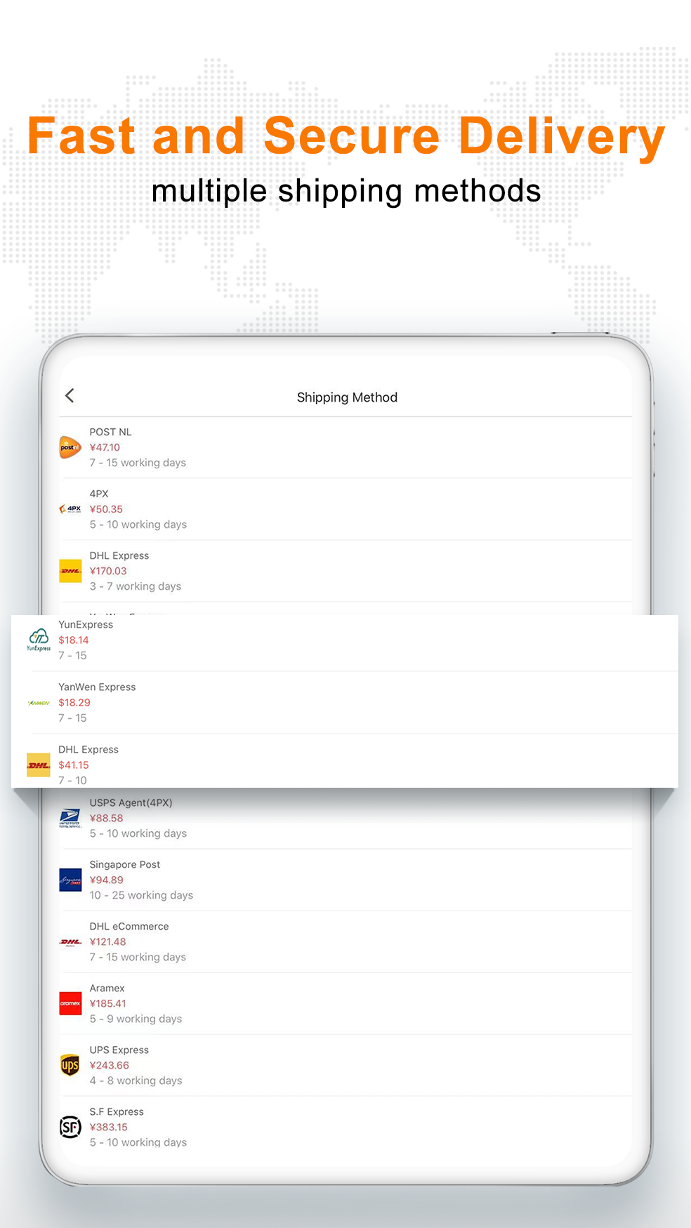 SUNSKY Wholesale Dropship Screenshot14