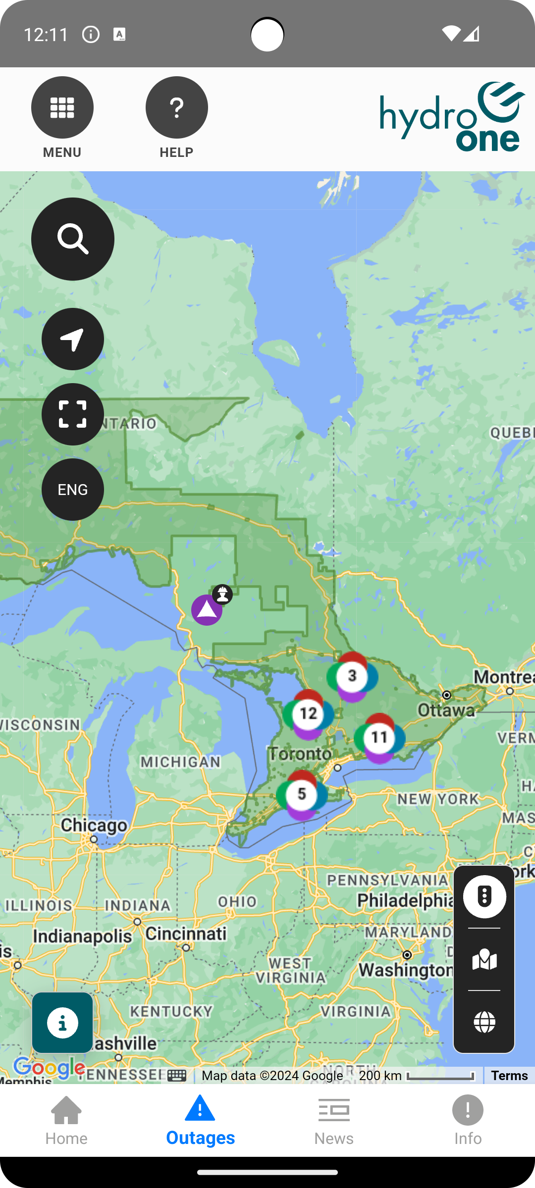 Hydro One Mobile App Screenshot2