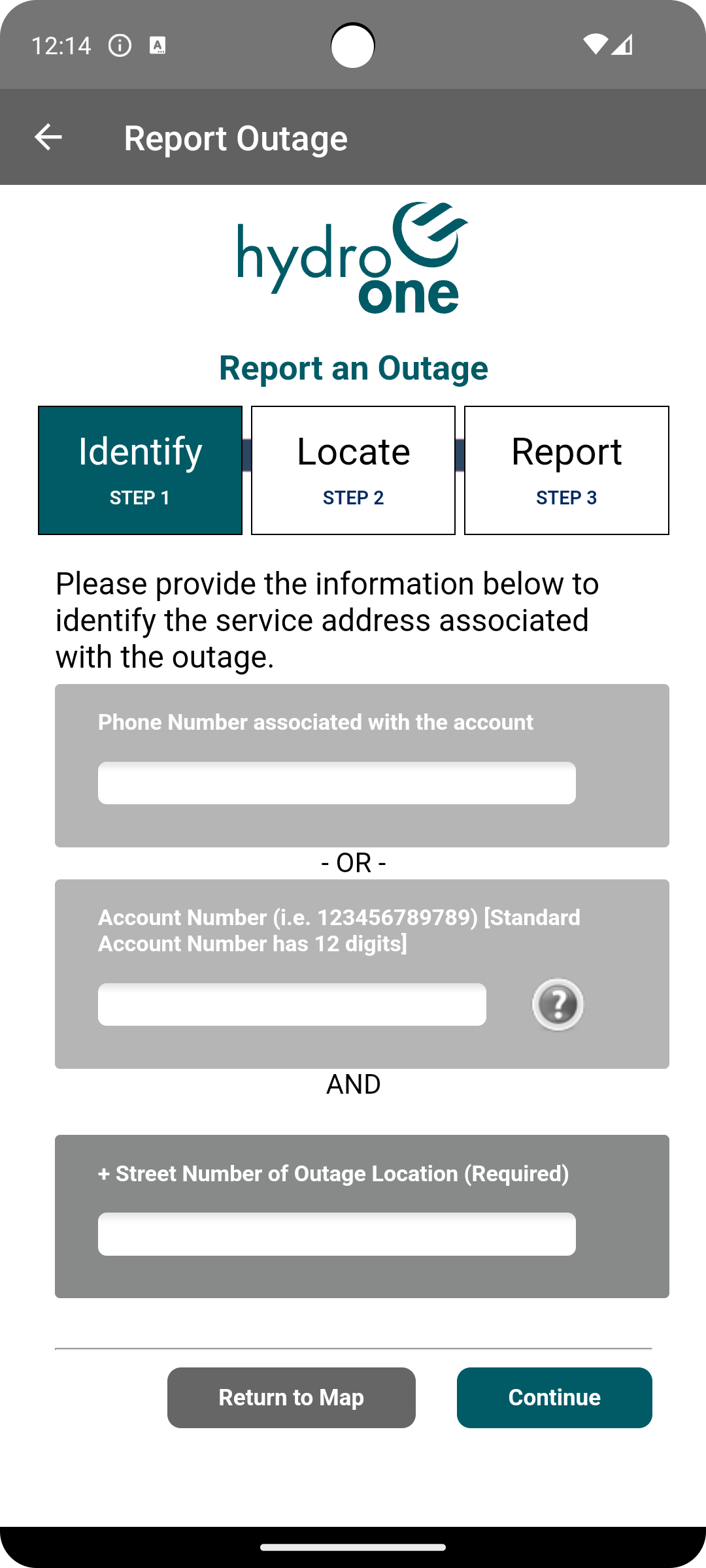 Hydro One Mobile App Screenshot7