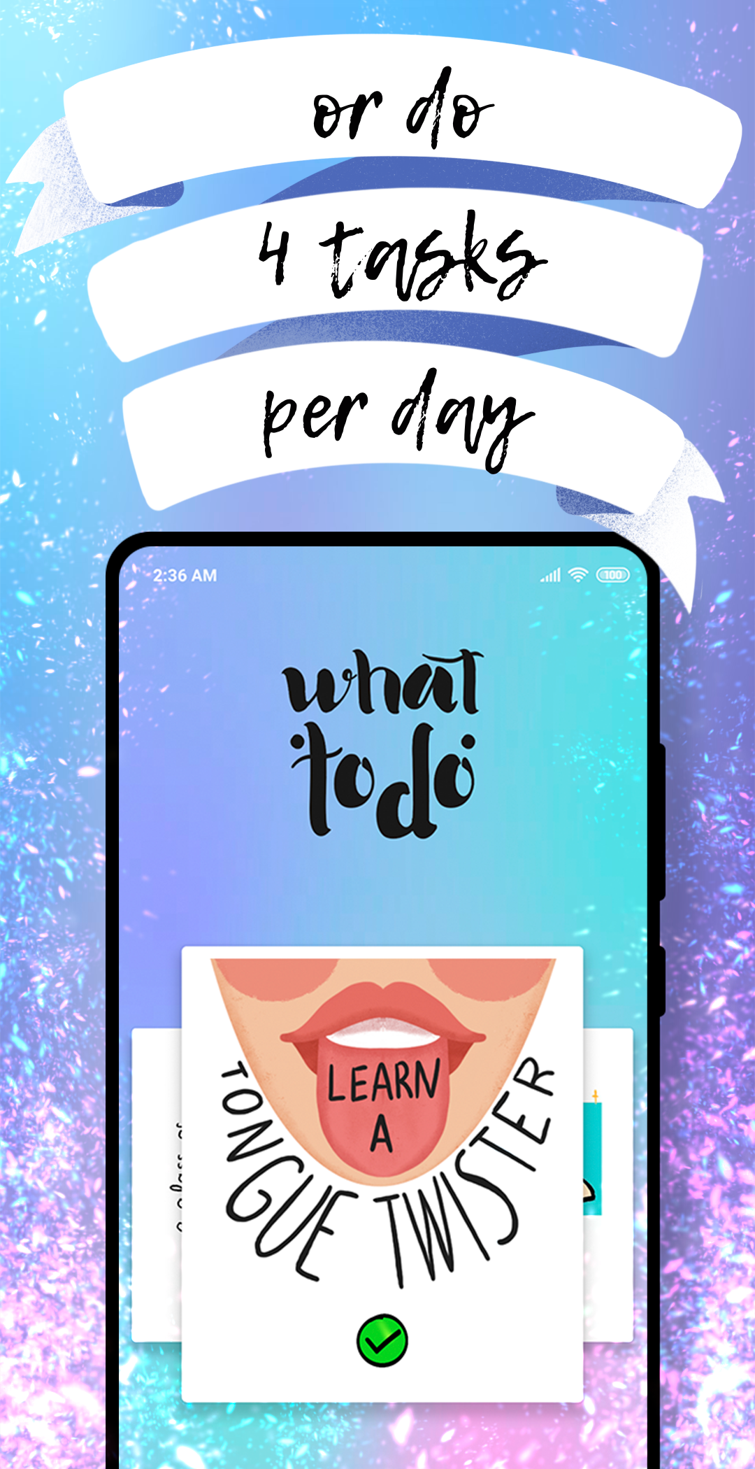 What To Do - daily good ideas Screenshot3