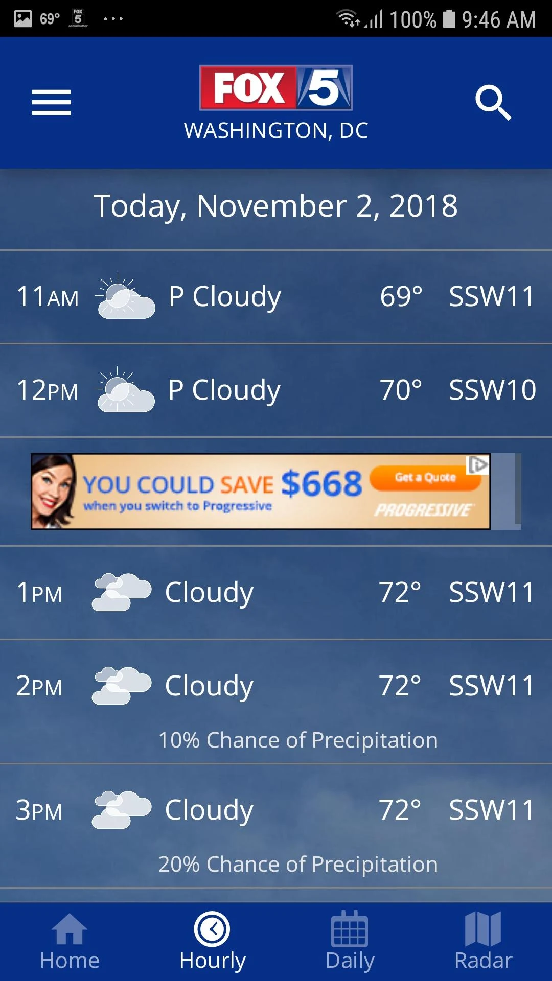 FOX 5 Washington DC: Weather Screenshot3