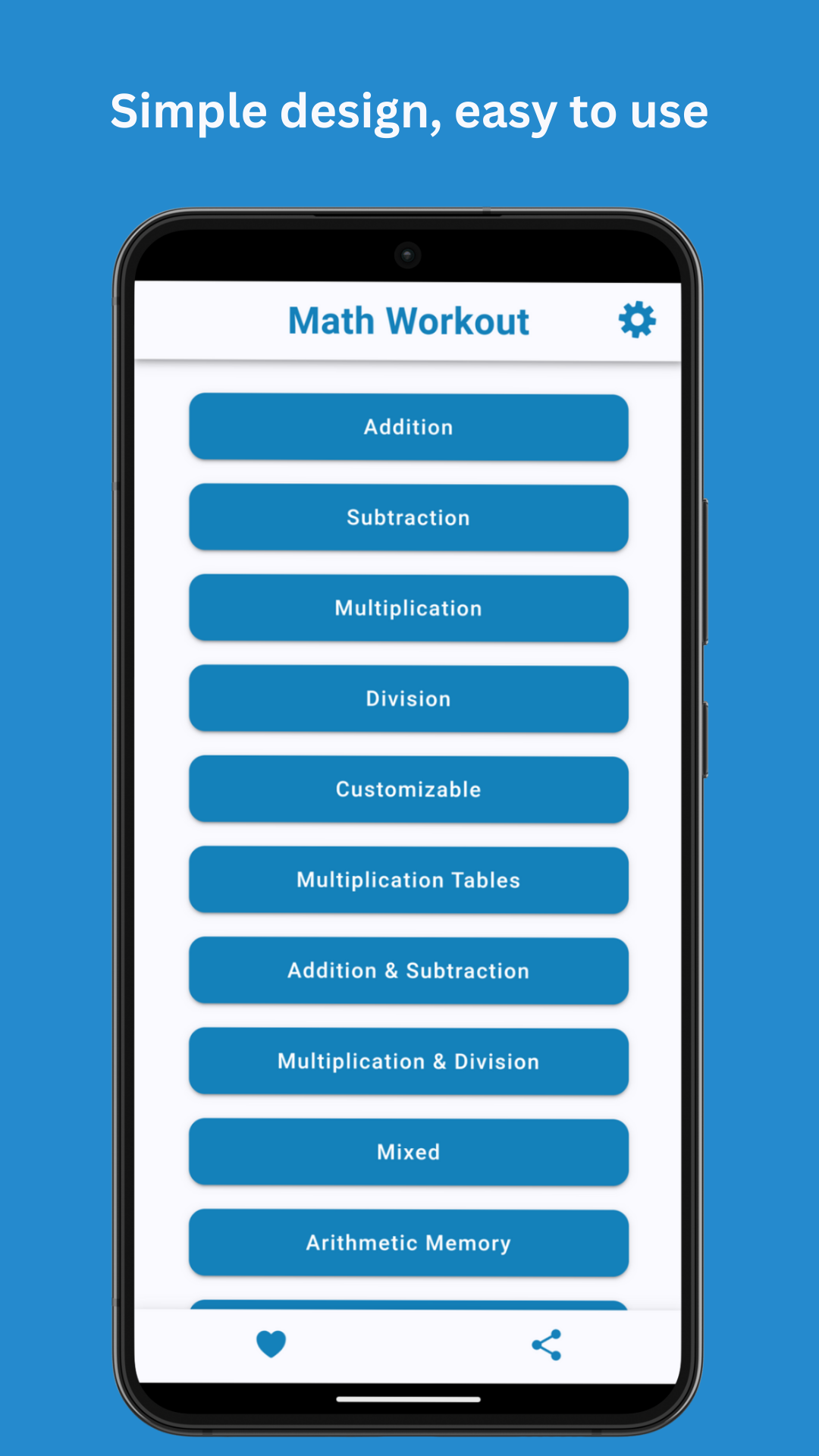 Math Workout - Math Games Screenshot1