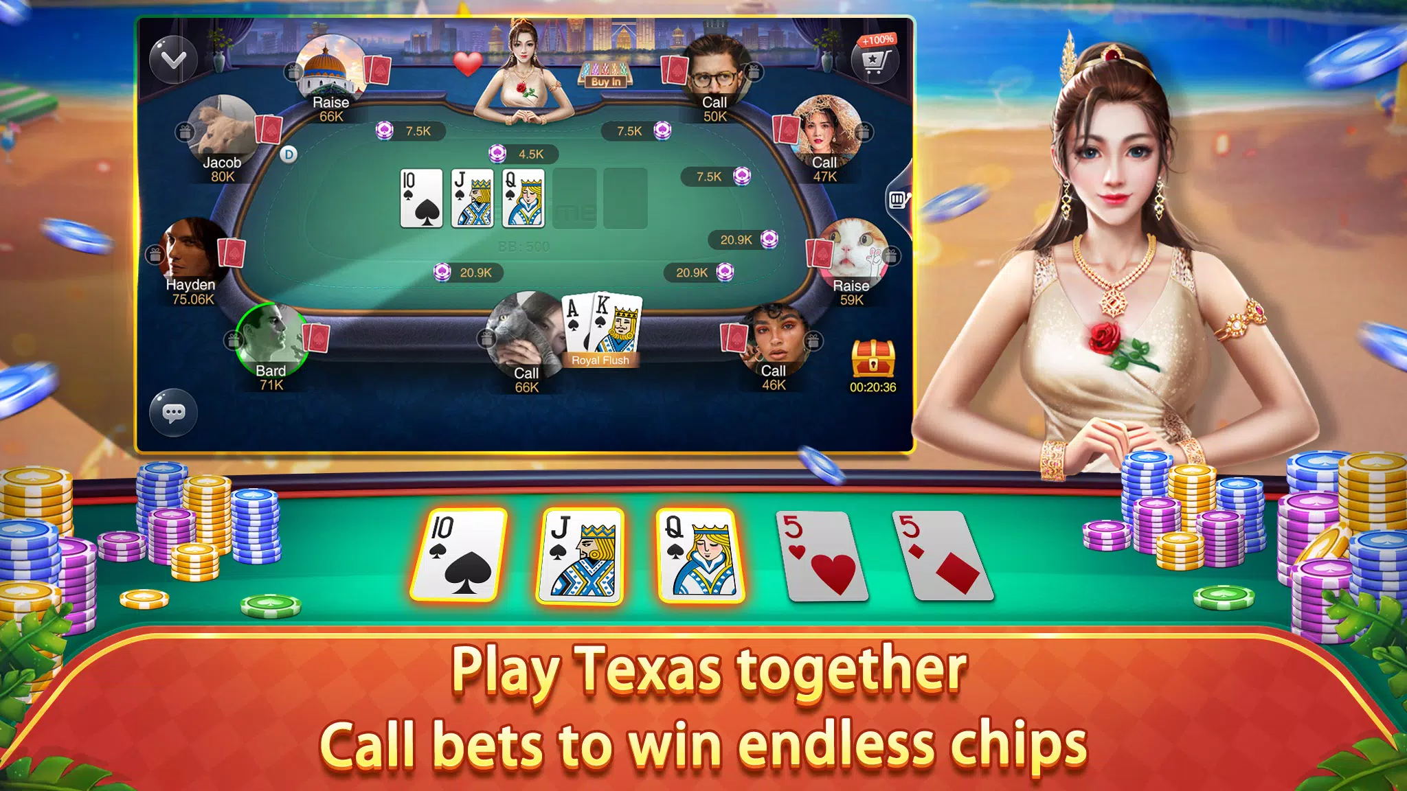 Gin Rummy Lami mahjong Texas Screenshot2