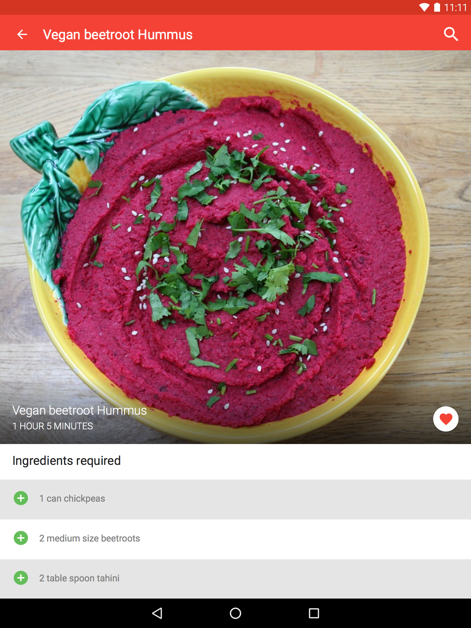 Vegetarian Recipes App Screenshot9