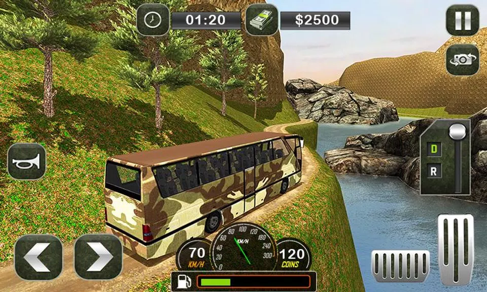 Army Bus Transporter Coach Fun Screenshot2