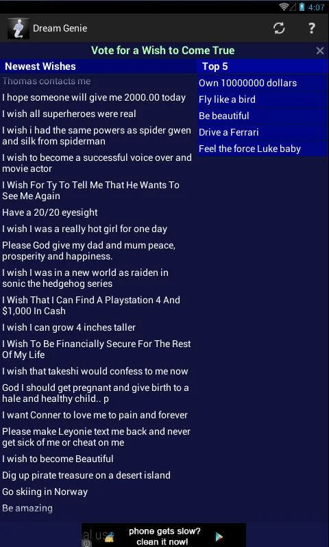 Make A Wish Come True Genie Screenshot4