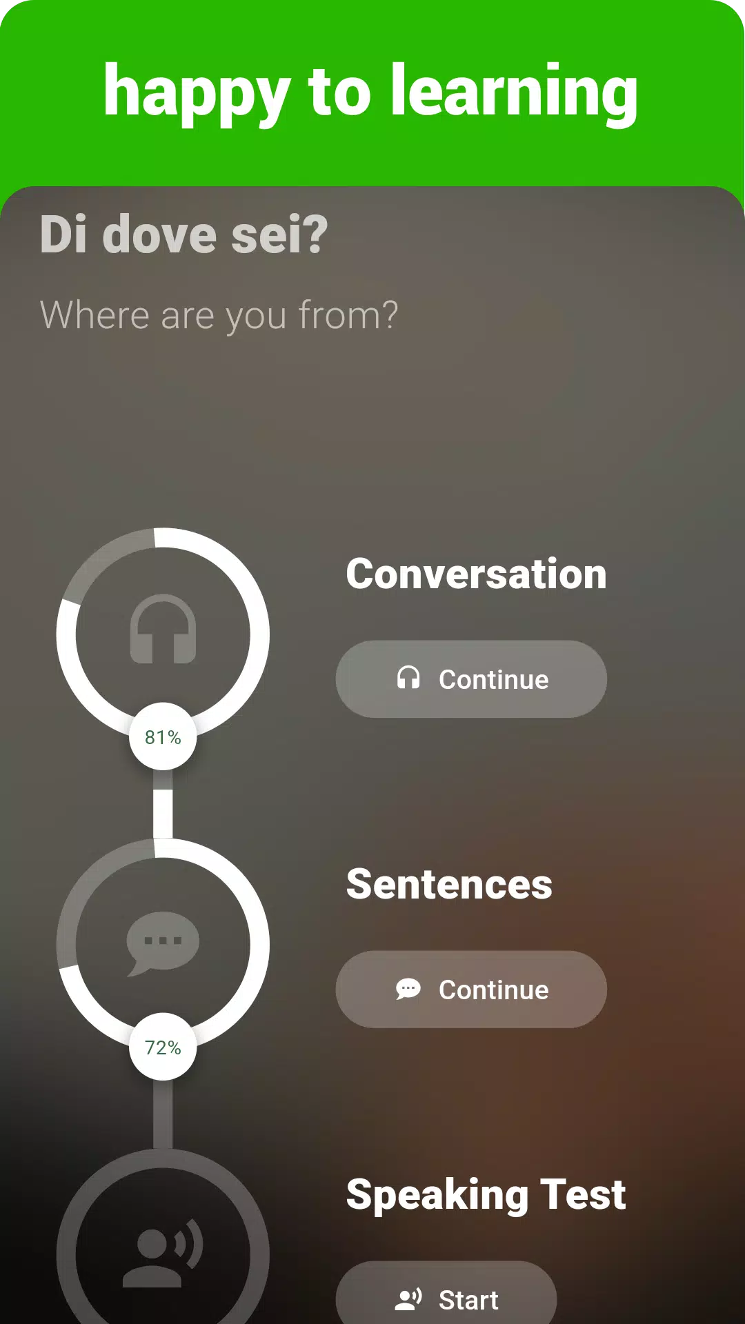 Italian Listening & Speaking Screenshot8