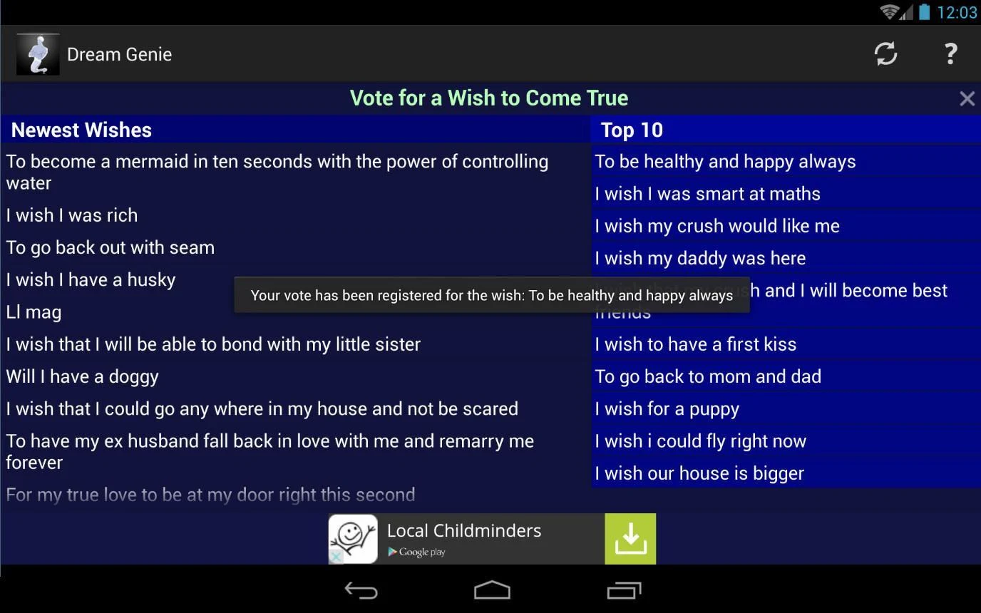 Make A Wish Come True Genie Screenshot12