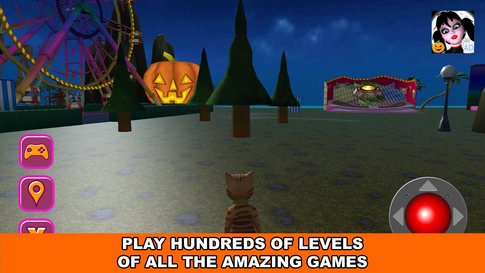 Halloween Cat Theme Park 3D Screenshot30