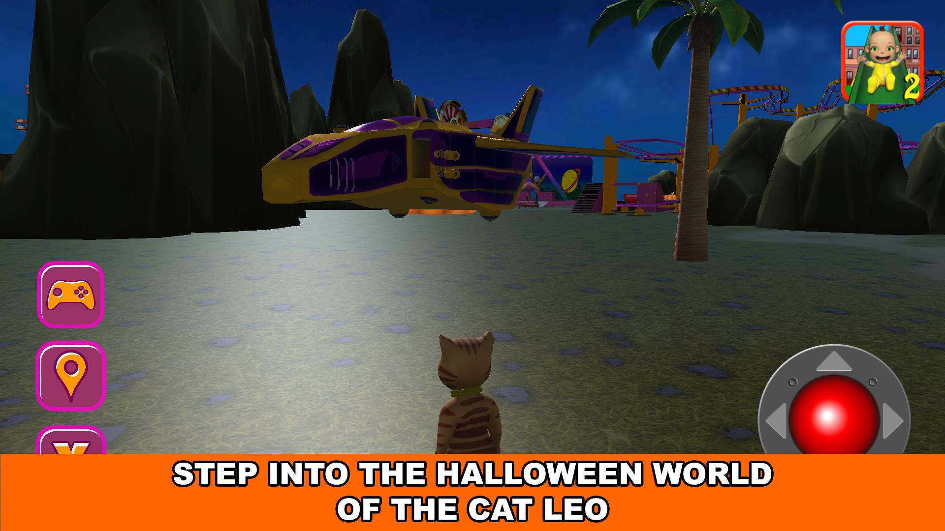 Halloween Cat Theme Park 3D Screenshot15