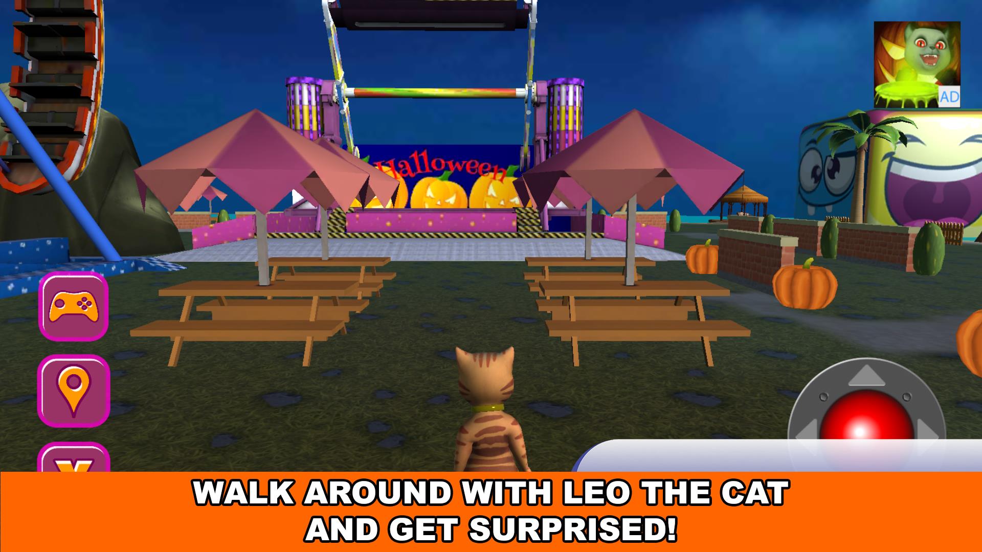 Halloween Cat Theme Park 3D Screenshot21