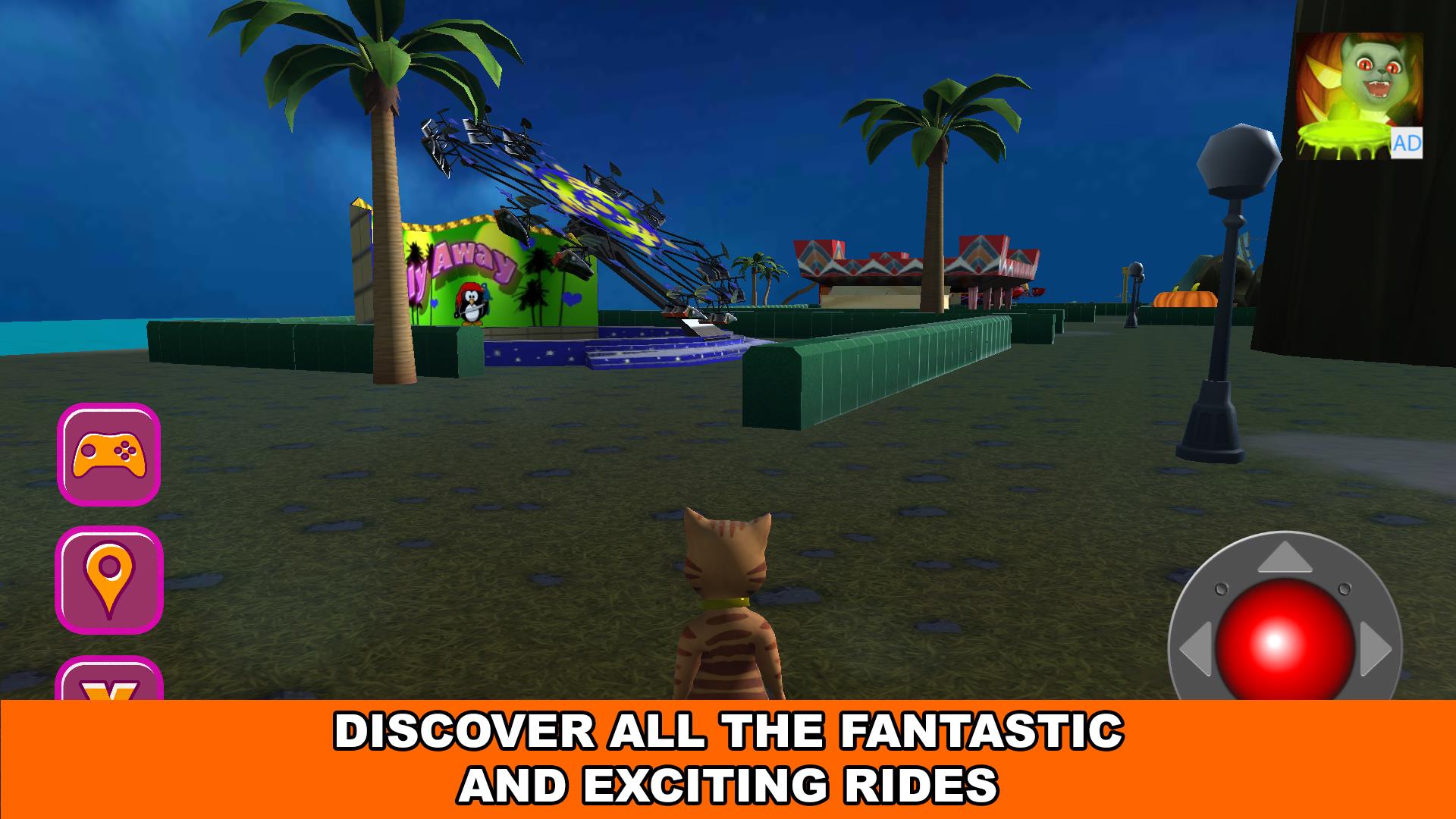 Halloween Cat Theme Park 3D Screenshot19