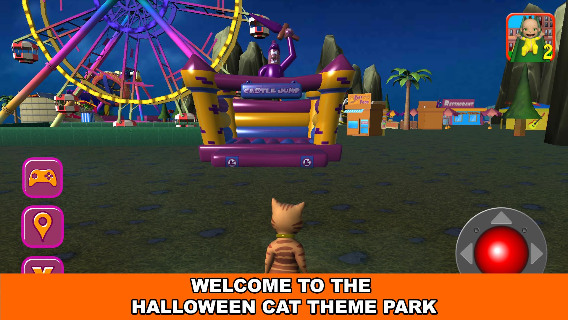 Halloween Cat Theme Park 3D Screenshot32