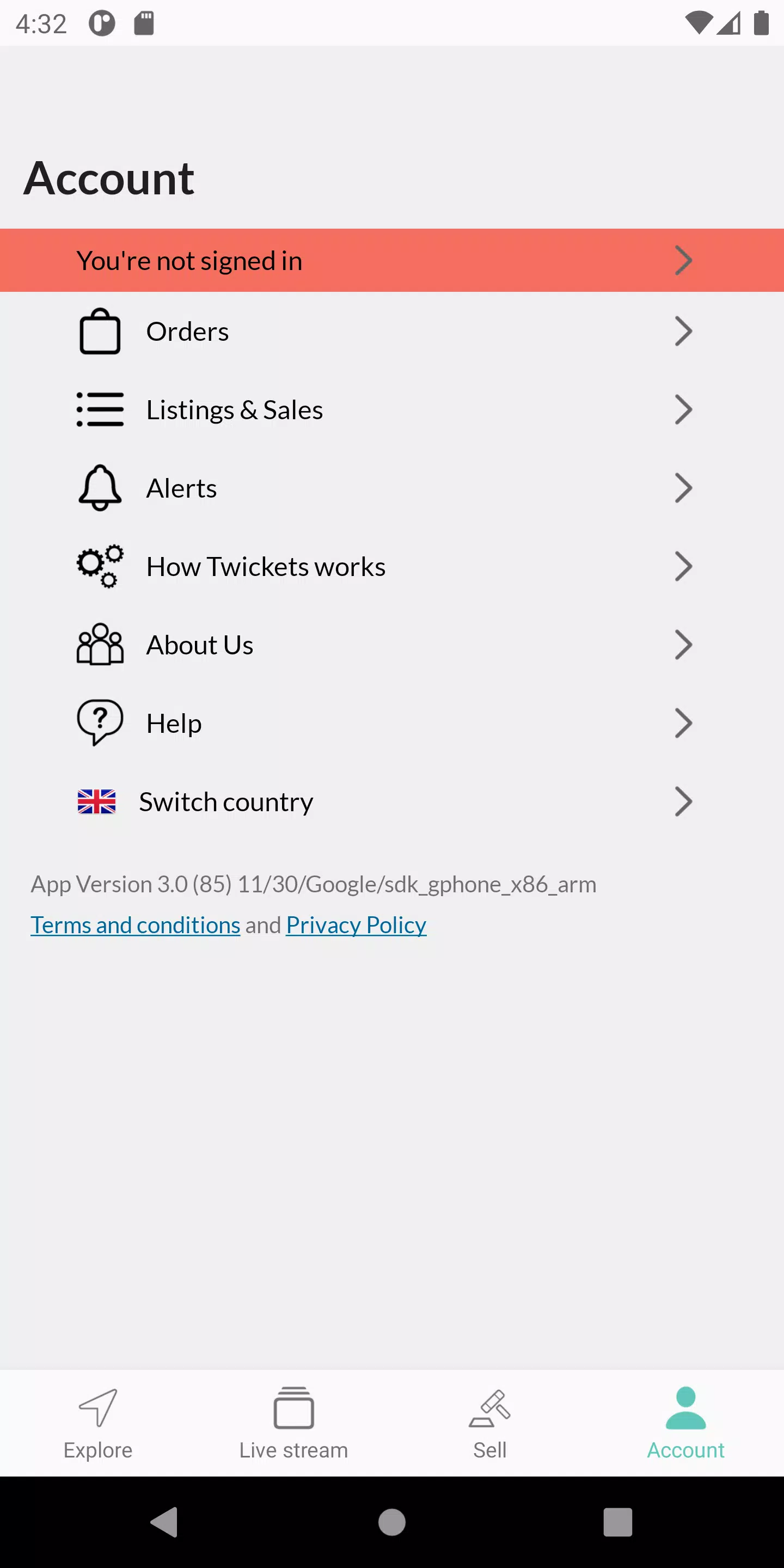Twickets Screenshot5